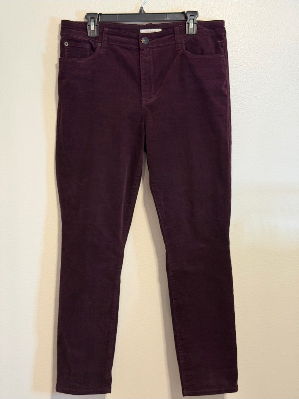 STS Blue Ellie High Rise Purple Corduroy Pants